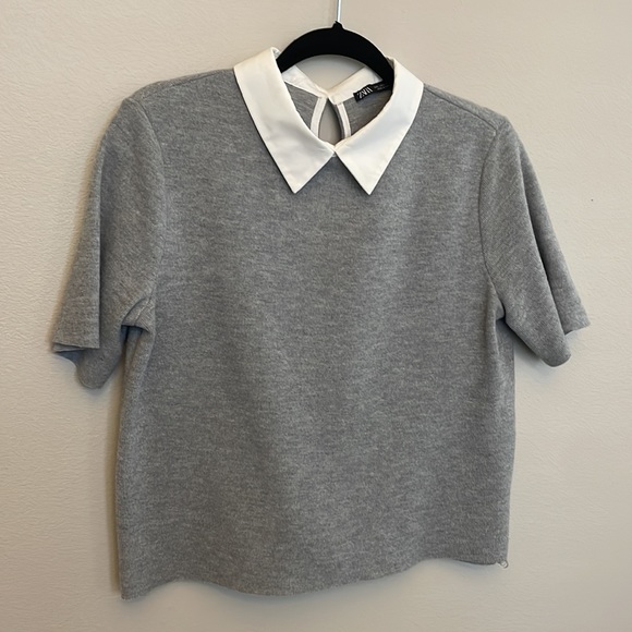 Zara Collar Top - Picture 2 of 6
